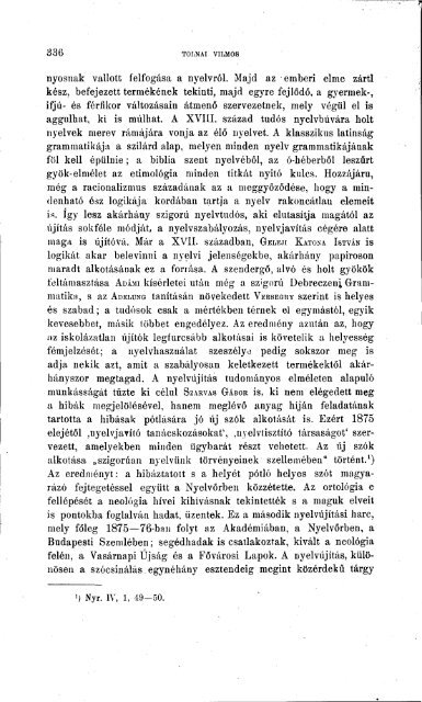Nyelvtudományi közlemények 46. kötet (1923) - MTA ...