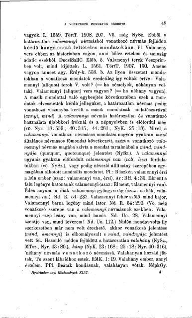 Nyelvtudományi közlemények 46. kötet (1923) - MTA ...