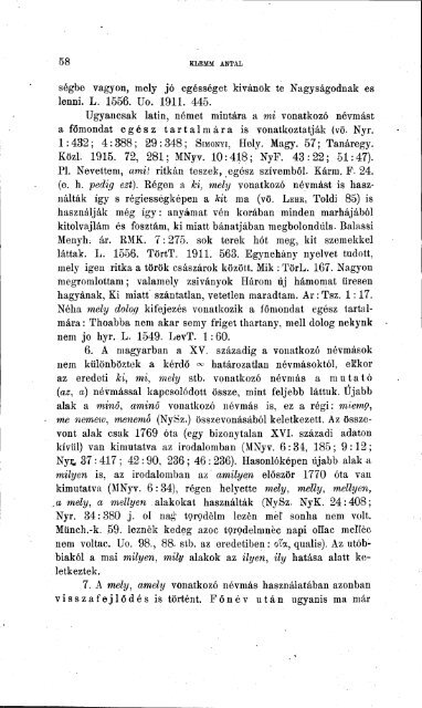 Nyelvtudományi közlemények 46. kötet (1923) - MTA ...