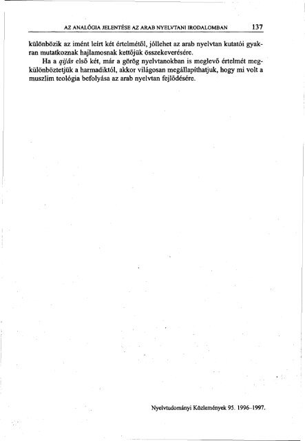 Nyelvtudományi közlemények 95. kötet (1996-1997) - MTA ...