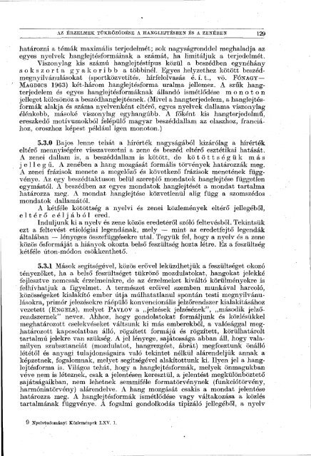 Nyelvtudományi közlemények 65. kötet (1963)