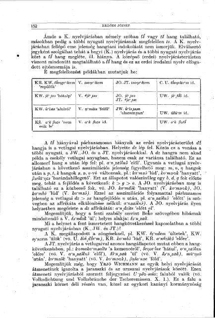 Nyelvtudományi közlemények 65. kötet (1963)