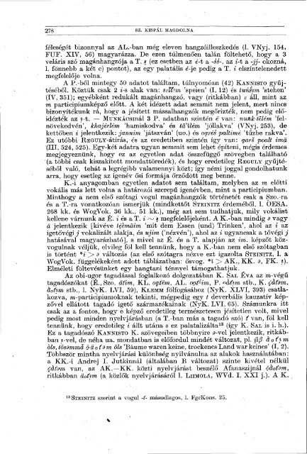 Nyelvtudományi közlemények 65. kötet (1963)