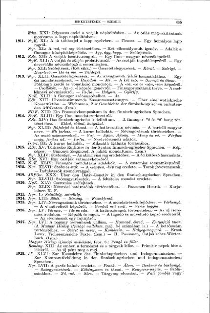 Nyelvtudományi közlemények 65. kötet (1963)