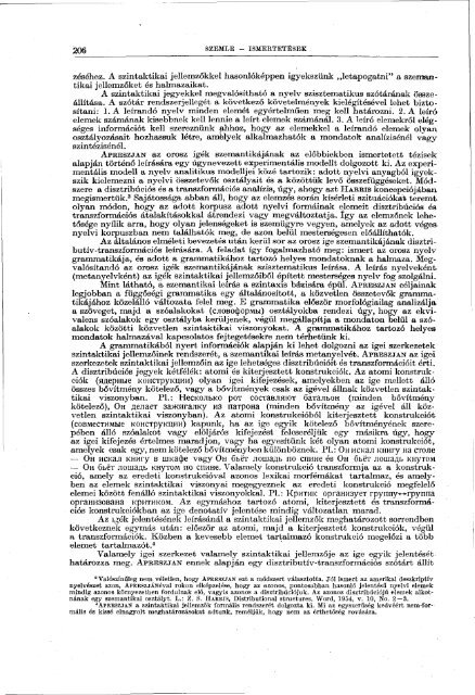 Nyelvtudományi közlemények 71. kötet (1969) - MTA ...