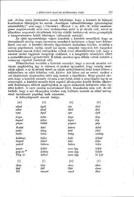 Nyelvtudományi közlemények 71. kötet (1969) - MTA ...