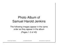 Sam Jenkins Album