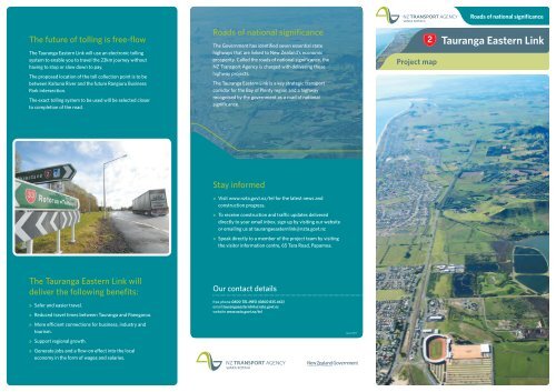 Project map brochure - NZ Transport Agency