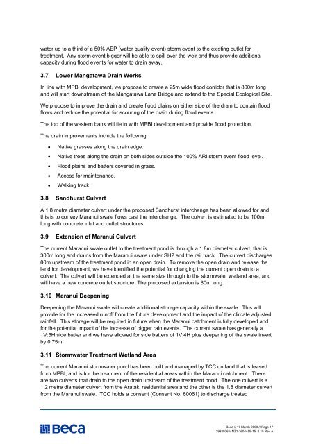 2. Mangatawa catchment consents for earthworks, storm water ...