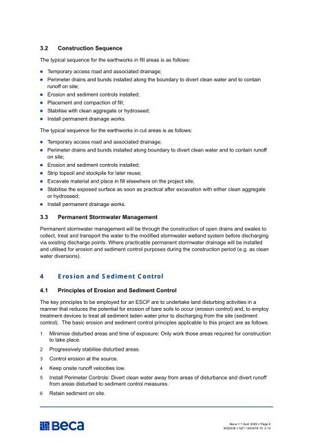 2. Mangatawa catchment consents for earthworks, storm water ...