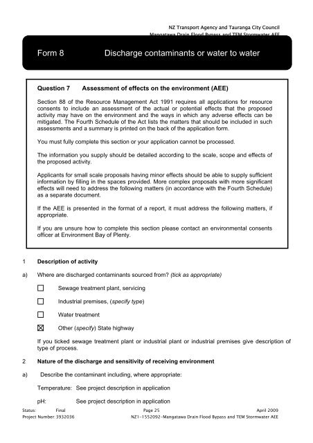 2. Mangatawa catchment consents for earthworks, storm water ...