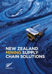 new zealand mining supply chain solutions - New Zealand Trade ...