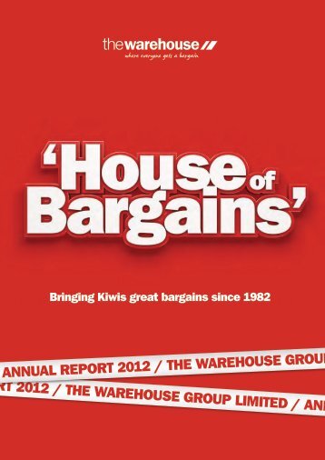 Bringing Kiwis great bargains since 1982 - NZX