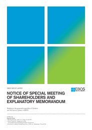 Notice of Meeting - EBOS Group Limited