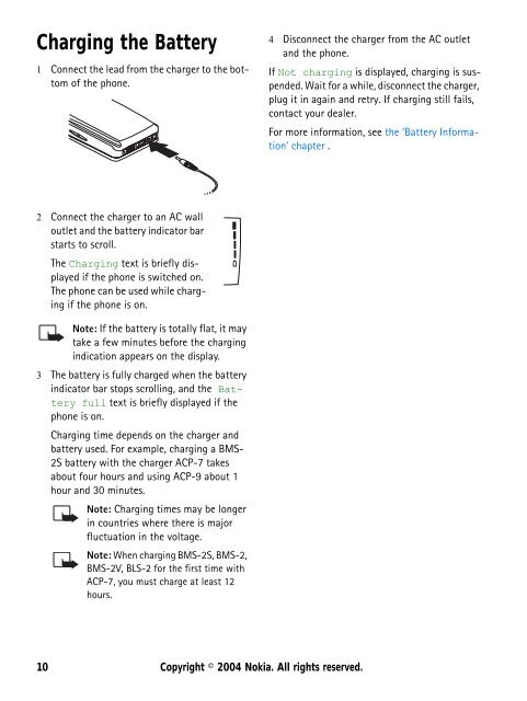 User's Guide for Nokia 5110