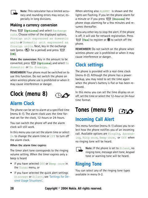 User's Guide for Nokia 5110