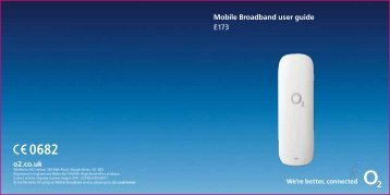 o2.co.uk Mobile Broadband user guide E173
