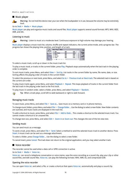 PDF Nokia 9500 Communicator User Guide