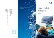 Download the Direct Debit mandate form - O2 Ireland