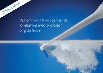 Välkommen till en spännande föreläsning med professor Birgitta ...