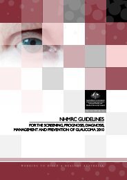 NHMRC Glaucoma Guidelines - ANZGIG