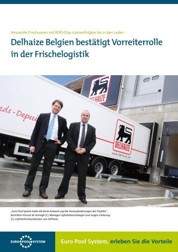 Delhaize Belgien bestätigt Vorreiterrolle in der  ... - Euro Pool System