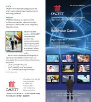 Build your Career - Oacett