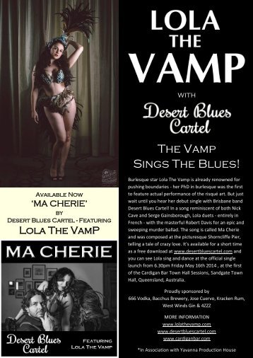 The Vamp Sings The Blues: Lola The Vamp releases first single