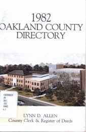 1982 - Oakland County