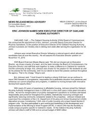 eric johnson named new executive director - Oakland Housing ...