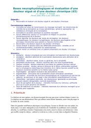 Bases neurophysiologiques et Ã©valuation d'une douleur aiguÃ« et d ...