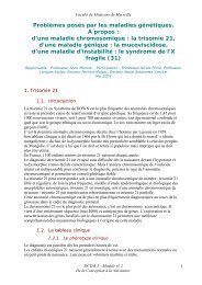 ProblÃ¨mes posÃ©s par les maladies gÃ©nÃ©tiques. A propos - Serveur ...