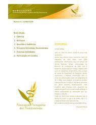 EDITORIAL - Associação Portuguesa dos Nutricionistas