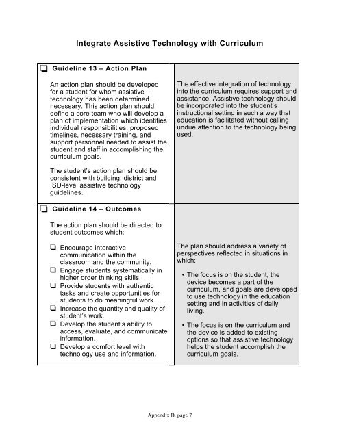 Oakland Schools ASSISTIVE TECHNOLOGY GUIDELINES