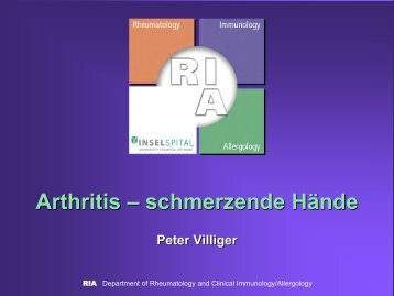 Arthritis – schmerzende Hände - Apobern.ch