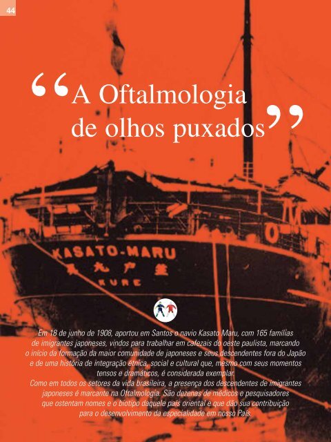 A Oftalmologia de olhos puxados - Conselho Brasileiro de ...