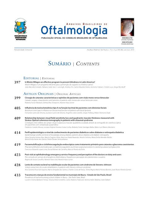 Monovision and cataract surgery Visual field and OCT correlation ...