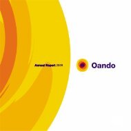 Annual Report Annual Report 2009 - Oando PLC