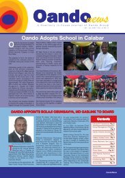 Oando Adopts School in Calabar - Oando PLC