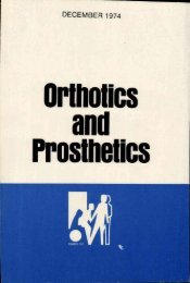 Orthotics and Prosthetics