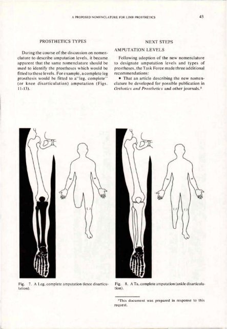 Orthotics and Prosthetics