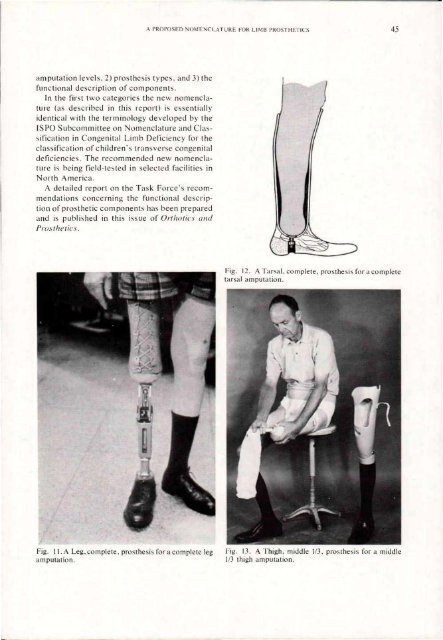 Orthotics and Prosthetics