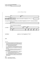 Formulare infiintare birou individual de arhitectura