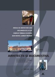 arhitec}ii {i bucure{tiul - Ordinul Arhitectilor din Romania Filiala Sibiu ...