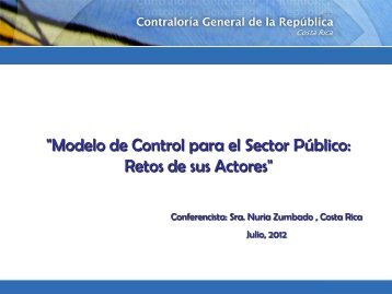 Modelo de Control para el Sector Publico - OAS