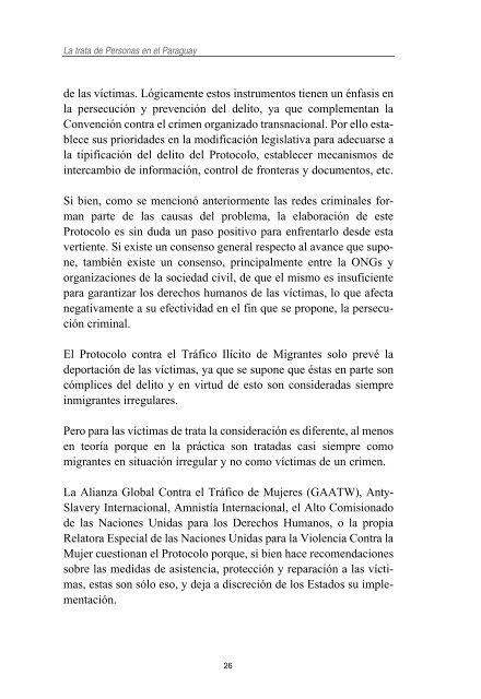 La trata de personas en el Paraguay: DiagnÃ³stico ... - OAS