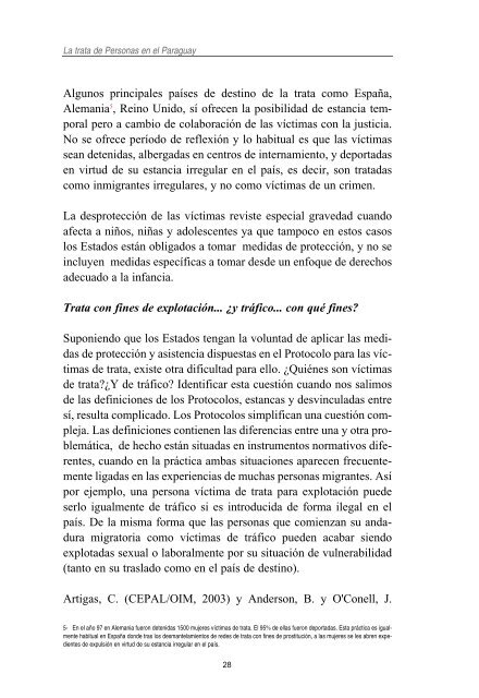 La trata de personas en el Paraguay: DiagnÃ³stico ... - OAS