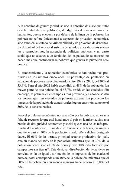 La trata de personas en el Paraguay: DiagnÃ³stico ... - OAS