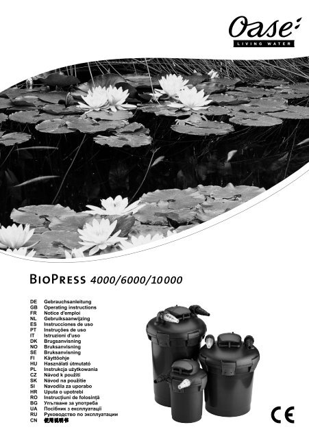BioPress 4000/6000/10000 - Oase Teichbau