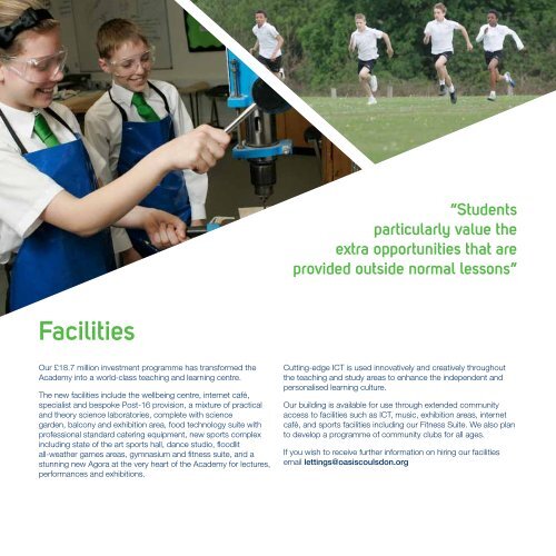 download a copy of our Prospectus - Oasis Academy Coulsdon